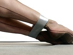 TvRachel rht manhattan stocking feet legs tied footporn