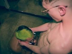 Camilo Brown delivers an unforgettable blowjob swap to beautiful twink Nicolas Mucci