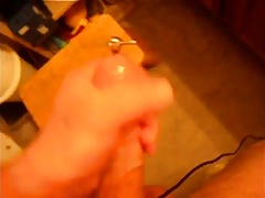Jacking off with my Jackhammer penis plug!!