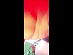 Gets horny and masturbates. Daddy is very hot