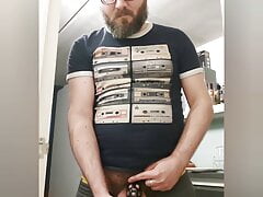 More locked boy piss drinking