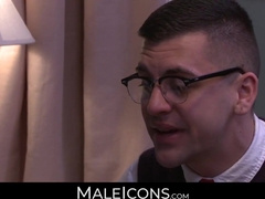 MaleIcons.com - Myles Landon's deep arse fuckin' riding Josh Stone's willing crevasse