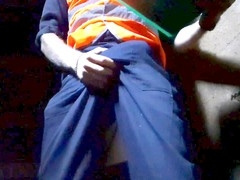 Gay Plumber in Mannhole