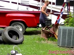 Matt stops by to help out around the place in a special way