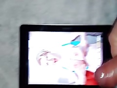 cumtribute on casey's face