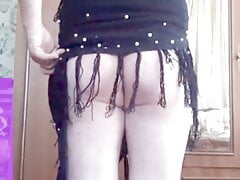 Self Ass Spanking Crossdresser Horny Hottest