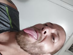 Cumming after work masturbation