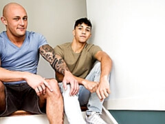 Trevor Laster seduces supposedly straight Alex Riley