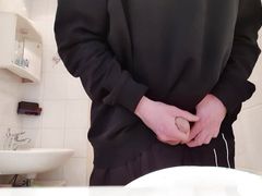 Pissing and wanking