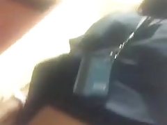 Black Shemale Pulls It Out