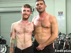 Torned bondage & discipline dom confines and gags ginger marionette