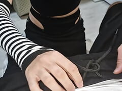 Twink sucker in cum daddy's dick fountain and squirt of hot cum!