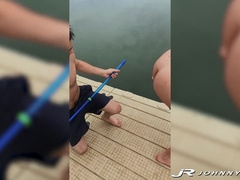 JohnnyRapid: Johnny Quick gets trunk idolized before barebacking Parker Hayes