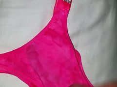 Cumming on a vic secret thong