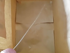 Squirting huge 3-day load