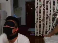 Chinese Sub Dude Get His Crevice Ruined By Father