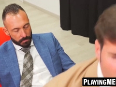 PlayingMen.com - Xavi Garcia pounds professor Dani Robles's eager ass