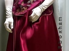 masturbation with short cheongsam Part.3(final)