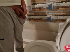 Young Gay Long Pissing At Home
