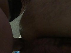 Taking shemale cock