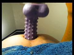 The Fucking Machine and the 10 inch Dildo