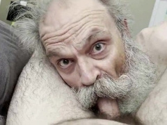 Senior Dude Giant Moustache Sucker