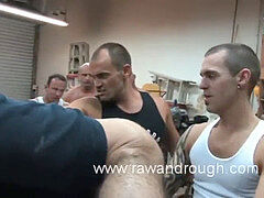 Cum play, rawandrough, muscle