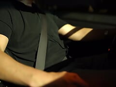 Dirty Talk and Exposed Naked Dick in Public Jerking Off Hard Cock Dreaming of Cumshots while Pissing and Wetting Inside Car!!!!