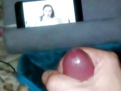 stroking cock while watching porn