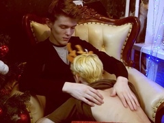 Masturbation, duo, gay blowjob