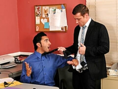 Trevor Knight & Gianni Luca fuck like crazy at the office