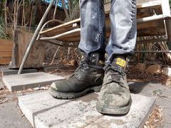 Pissing jeans and work boots