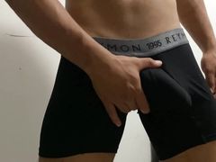 Young Arab Masturbates in Front of His Girlfriend