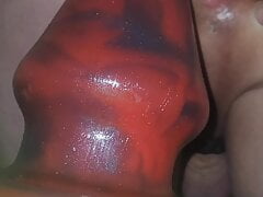 Topped Nov 2022 huge dildo stretching