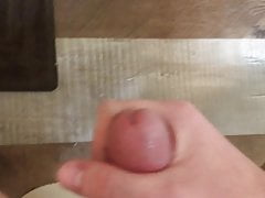 Huge cum shot while high