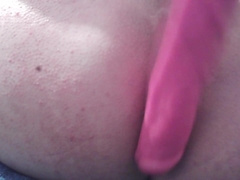 Plowing my donk with a fuck stick