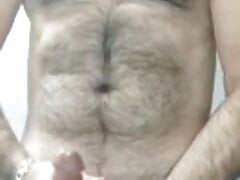 Ordered to cum while squeezing my balls