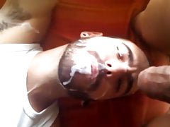 Daddy cuming on my face