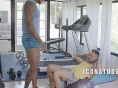 Wife Arranges New Personal Trainer For Some Gayner 8 Min