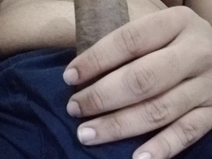 Torrid guy alone at home