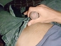 Anal masturbation, masturbation, cum tribute