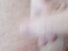 I Lie on the Couch and Jerk off My Cock Until I Orgasm