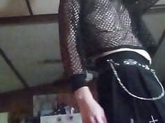 Gothboi Slutt Loves Huge Dildos!