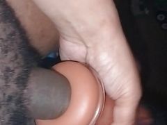 Trying New Pump. Stroking Long Dick