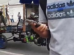 Horny brothers fuck at delivery