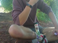 Smoking my weed and listening to some electric music.