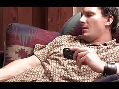 Nice Viewing of Porn on the Phone Under the Twitching of the Penis