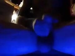 Masturbating