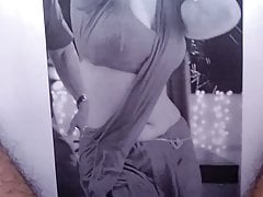 Tammana hot green saree paper tribute