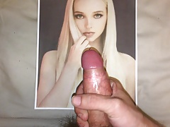 Dove Cameron cum tribute 7